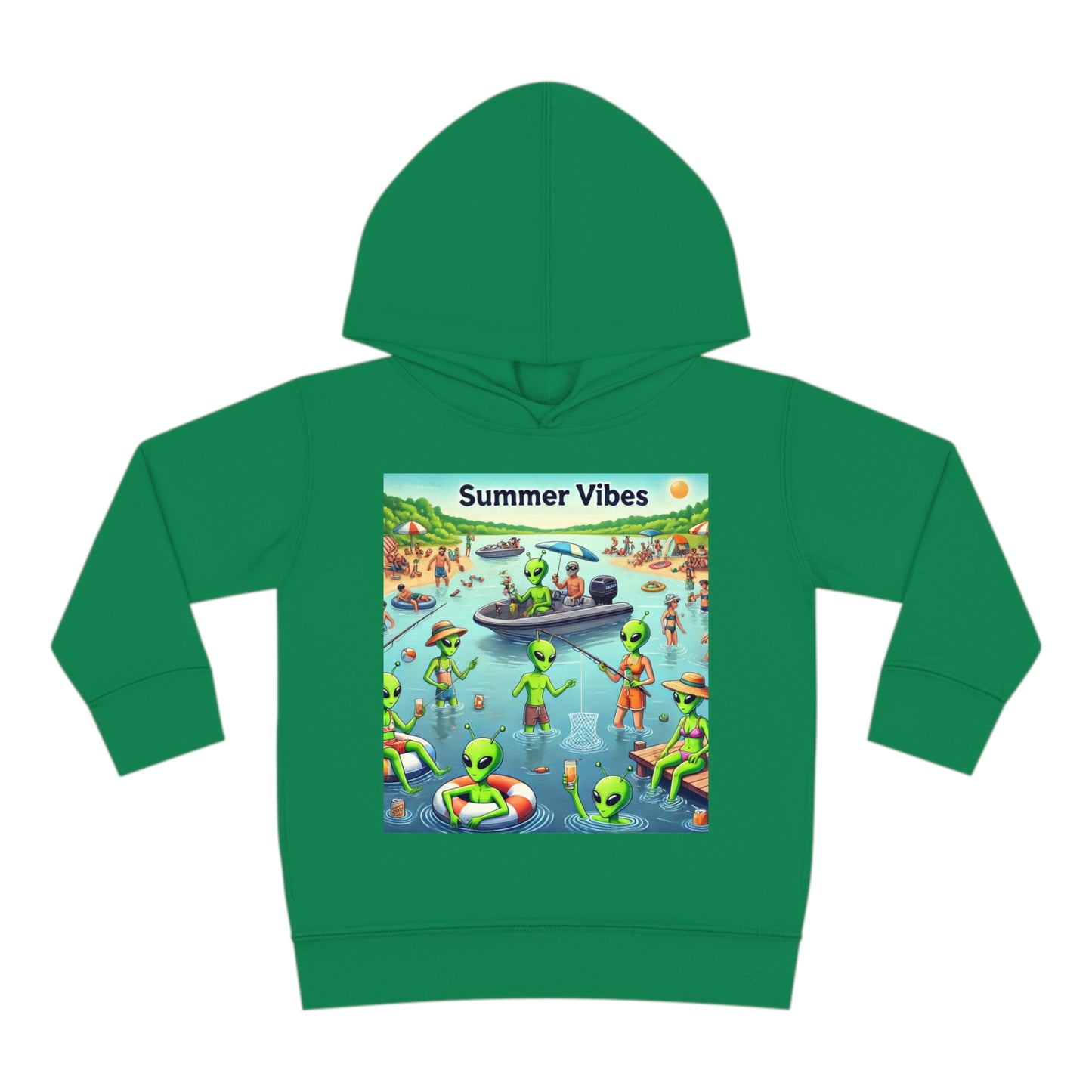 Toddler Fleece Hoodie - Summer Vibes