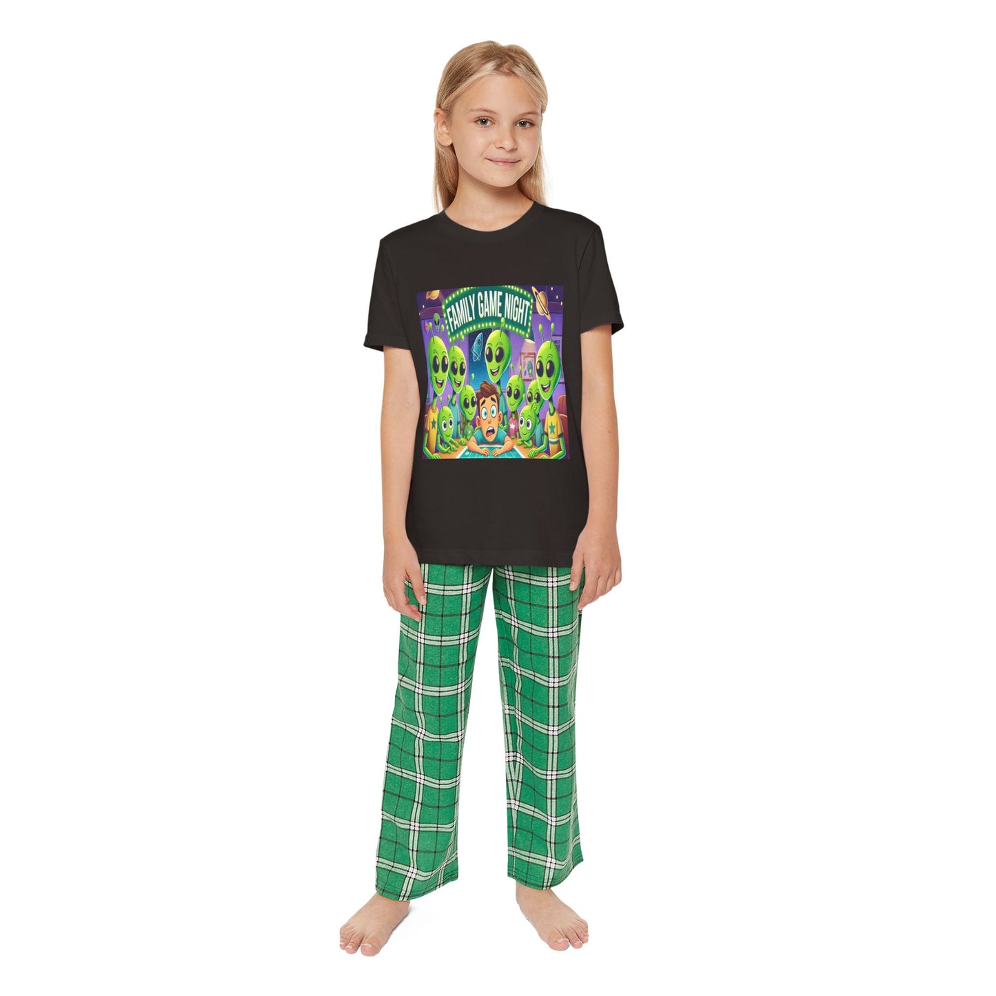 Youth Short Sleeve Pajama Set - Game Night