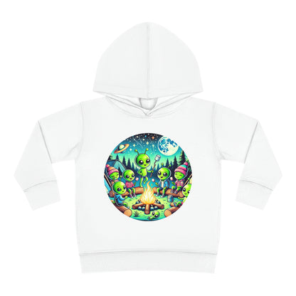 Toddler Fleece Hoodie - Family Camping