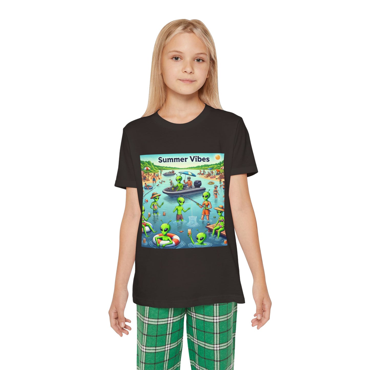 Youth Short Sleeve Pajama Set - Summer Vibes