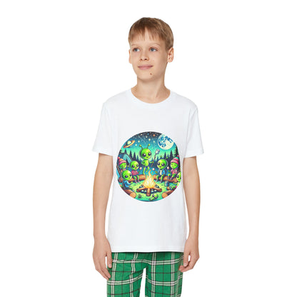 Youth Short Sleeve Pajama Set - Family Camping