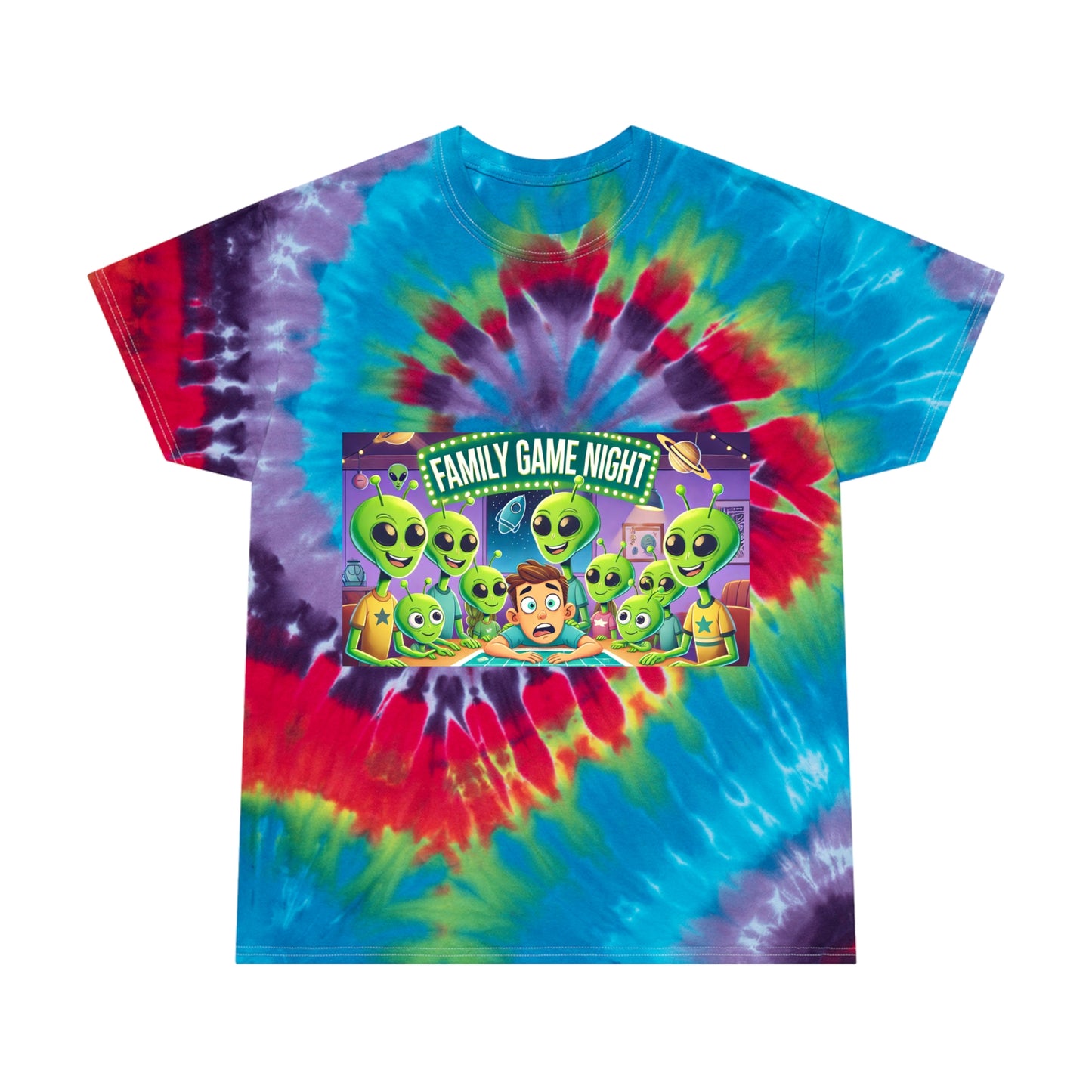 Spiral Tie-Dye Tee - Game Night