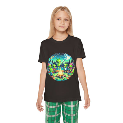 Youth Short Sleeve Pajama Set - Family Camping