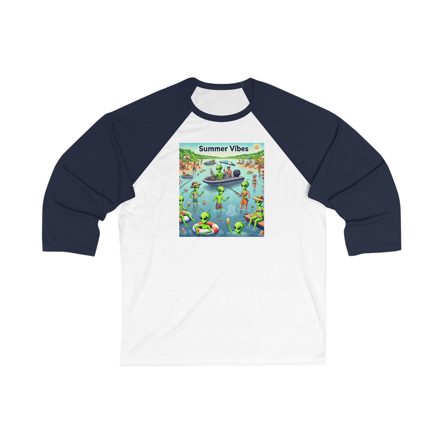 Adult Unisex Baseball Tee - Summer Vibes