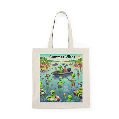 Natural Tote Bag - Summer Vibes