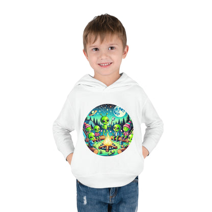 Toddler Fleece Hoodie - Family Camping