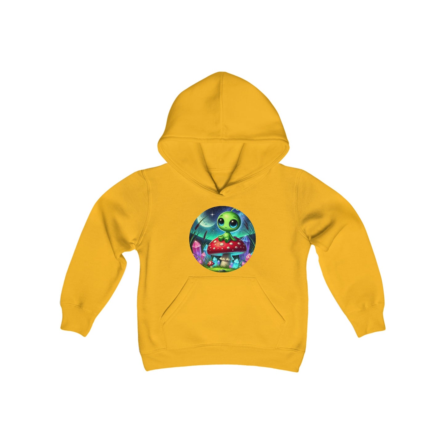 Youth Heavy Blend Hoodie - Alien Aura