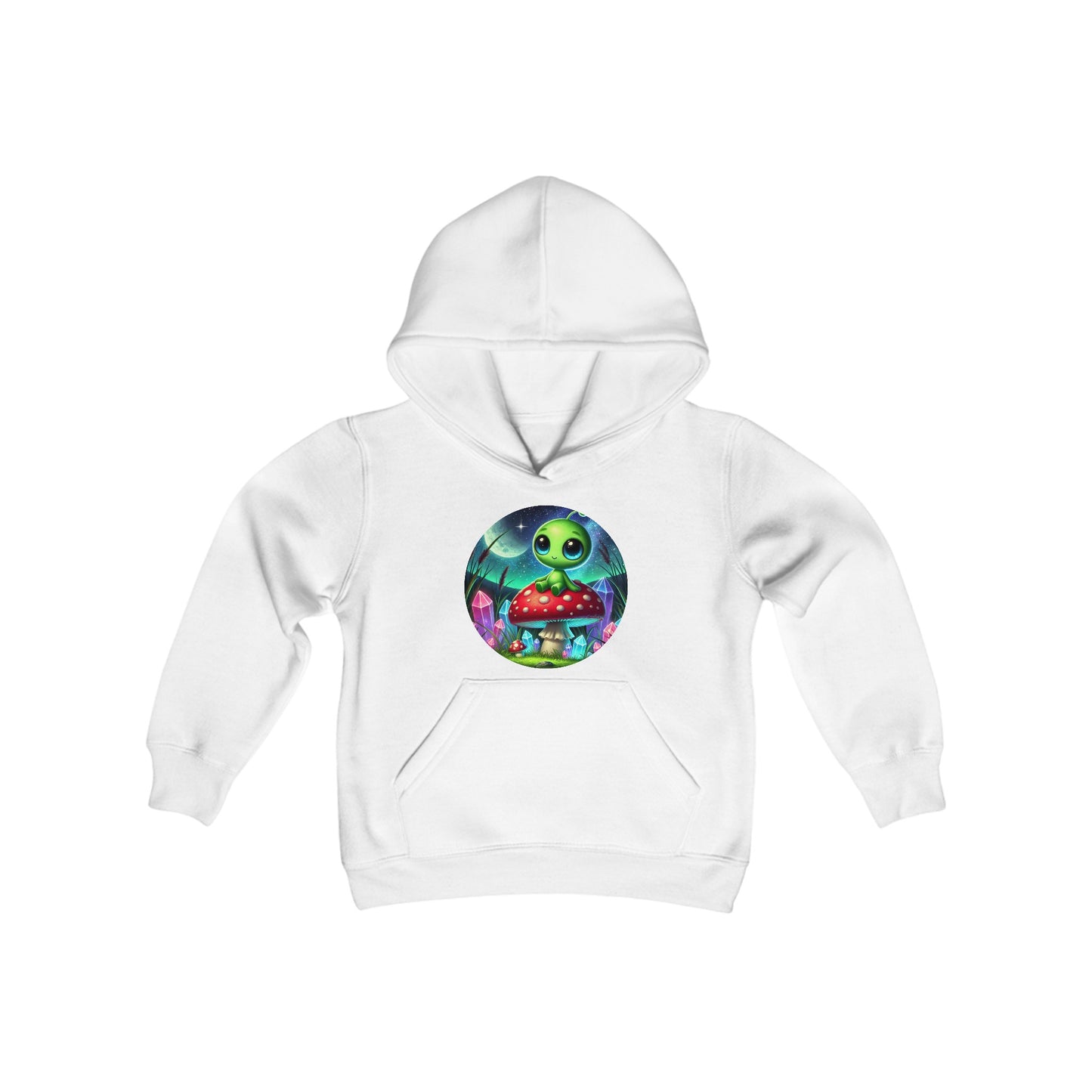 Youth Heavy Blend Hoodie - Alien Aura