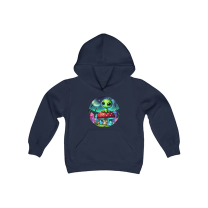 Youth Heavy Blend Hoodie - Alien Aura