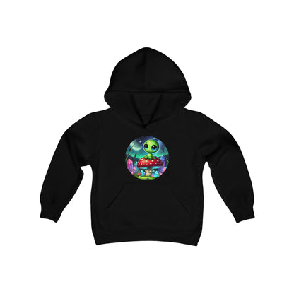 Youth Heavy Blend Hoodie - Alien Aura