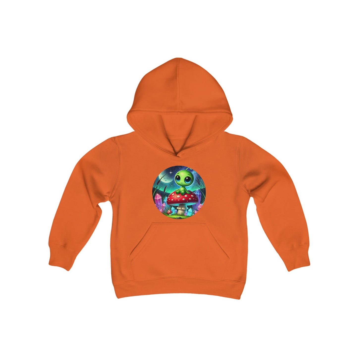 Youth Heavy Blend Hoodie - Alien Aura